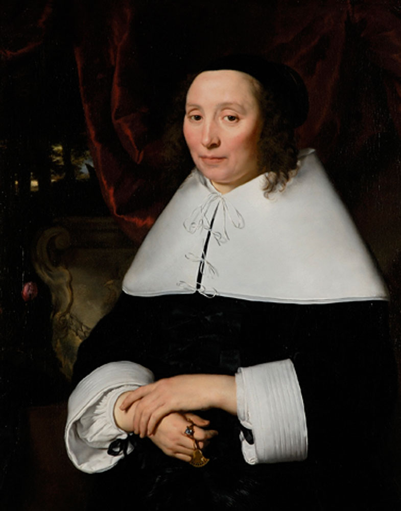 Abraham van den Tempel - Portrait of Helena Grondt (1613/14-after 1665)