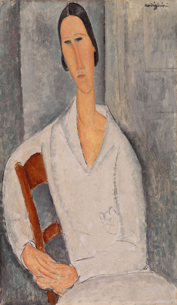 Amedeo Modigliani - Madame Hanka Zborowska Leaning on a Chair