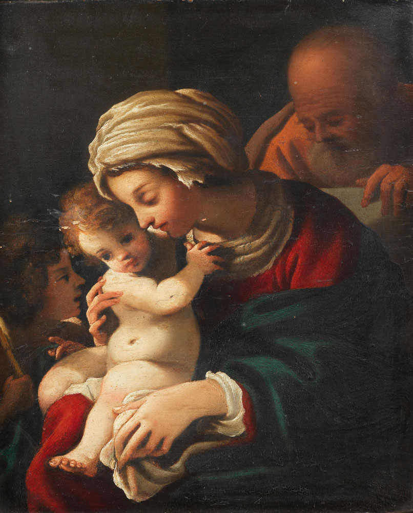 Workshop of Bartolomeo Schedoni - The Holy Family with the Infant Saint John the Baptist