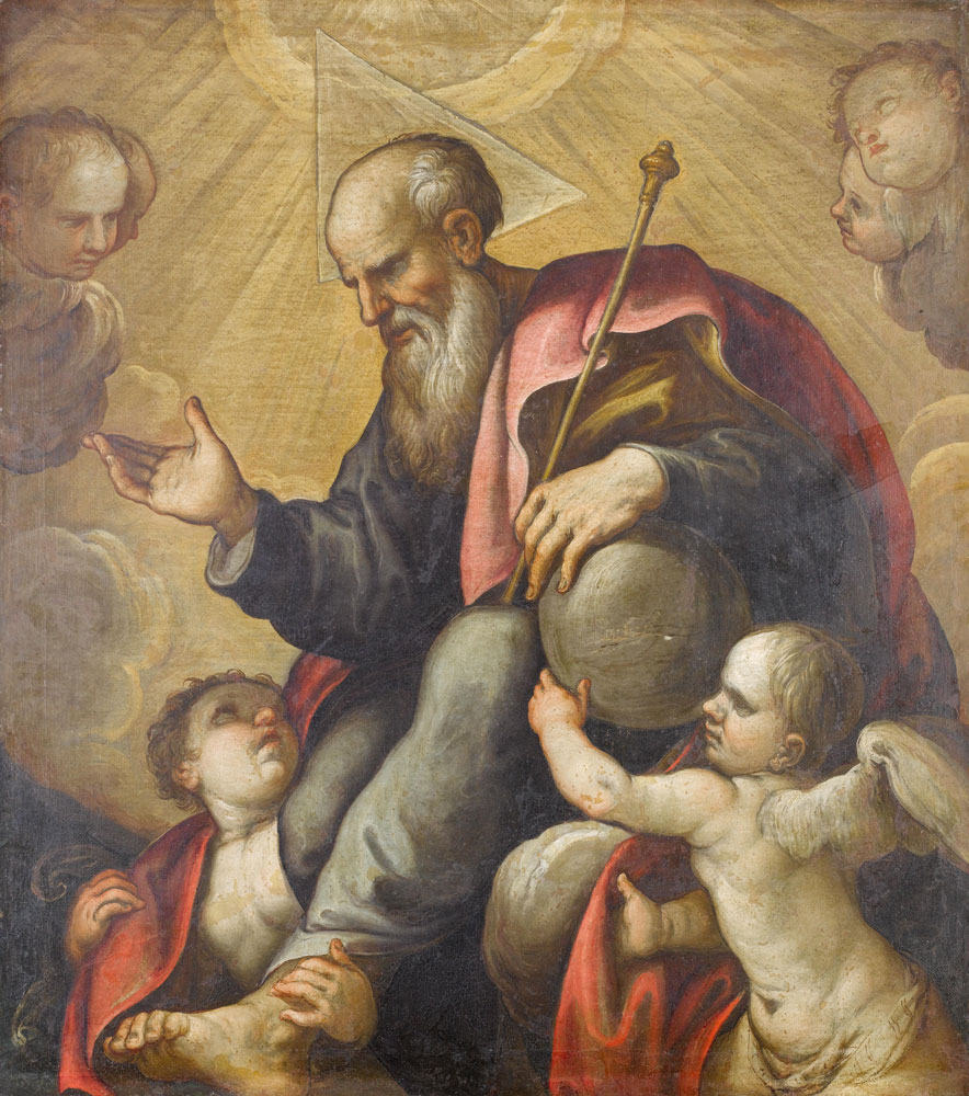 Ferrau Fenzoni - God the Father with cherubs