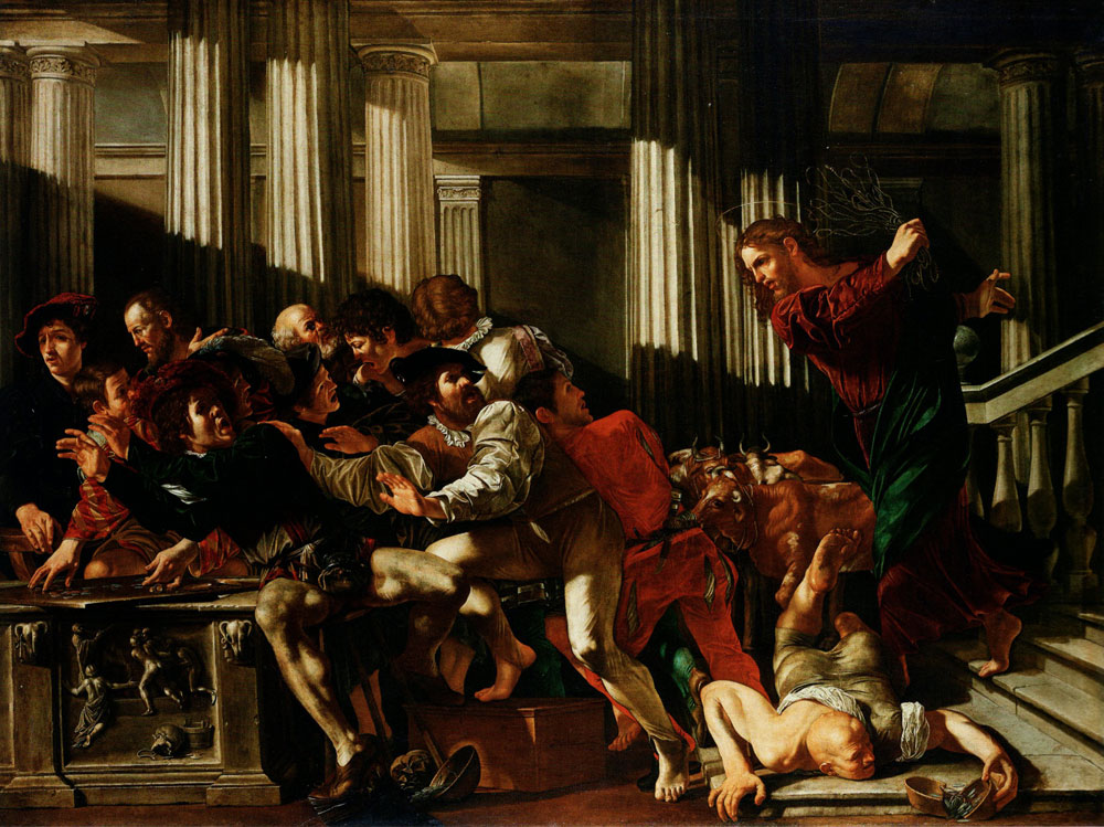 Francesco Boneri - Christ Driving the Merchants from the Temple