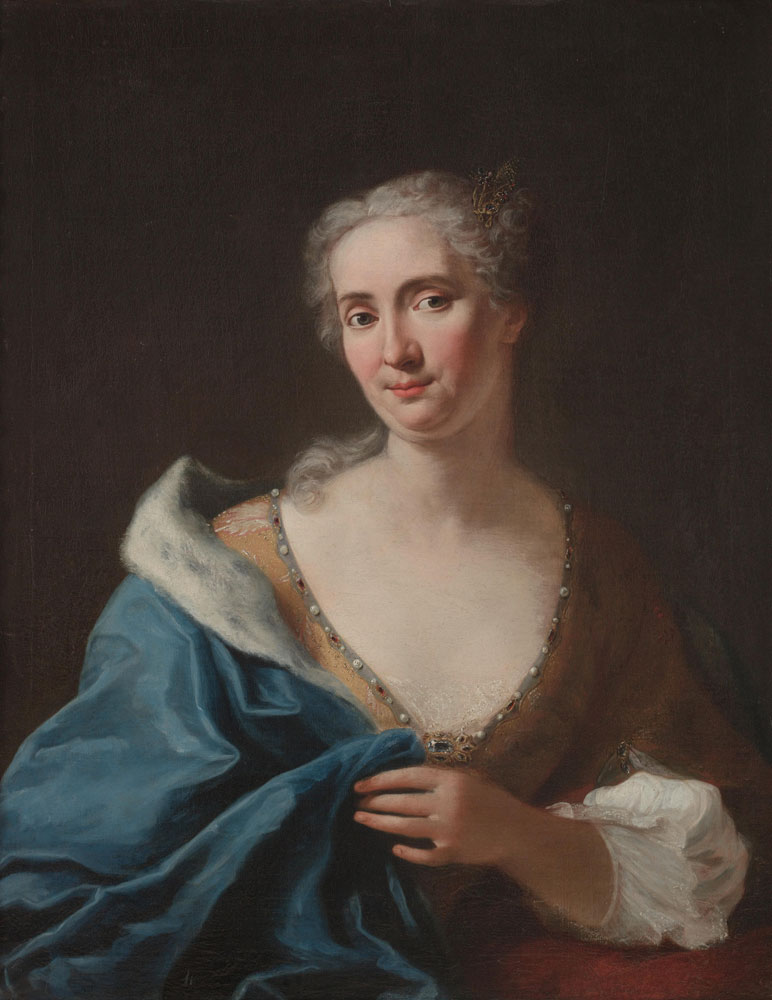 Gaspare Traversi - Portrait of a lady, half-length