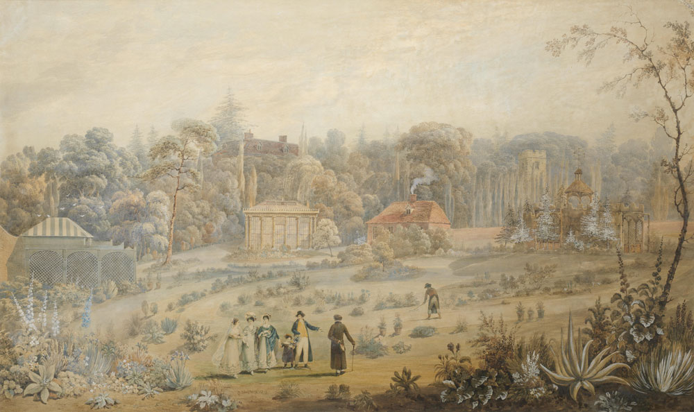 George Sidney Shepherd - The Gardens at Battlesden House, Bedfordshire