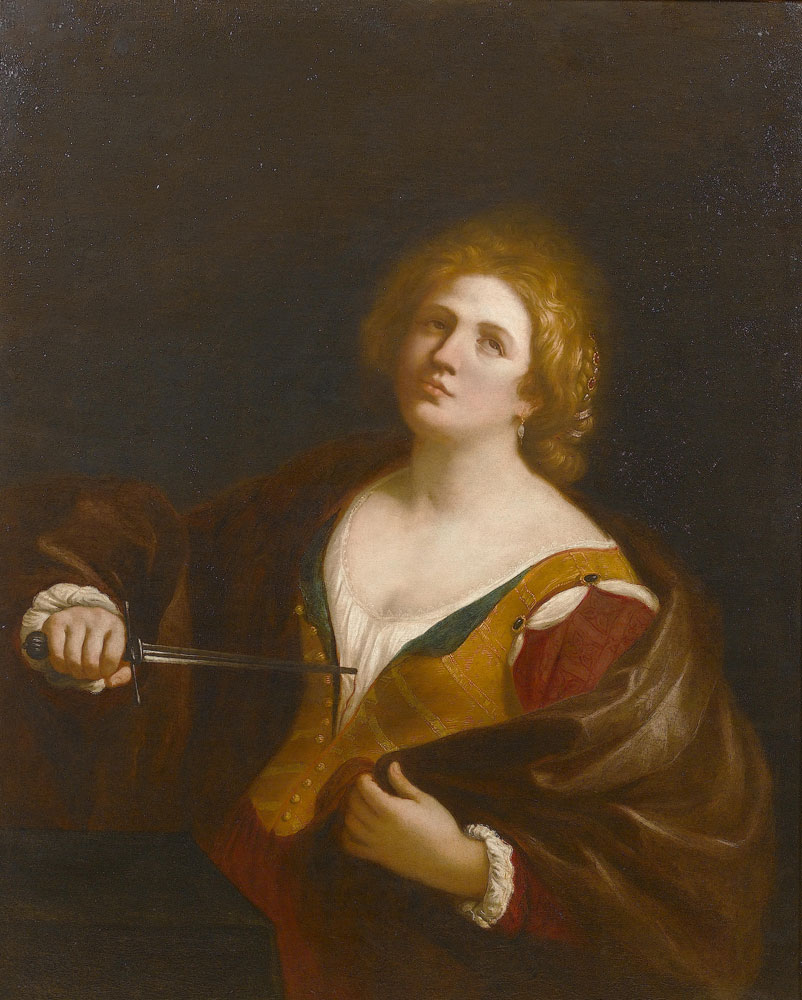 Attributed to Guercino - Lucretia