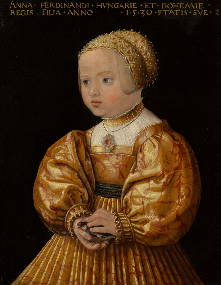Jacob Seisenegger - Portrait of Anna of Austria (1528-1590), Aged Two