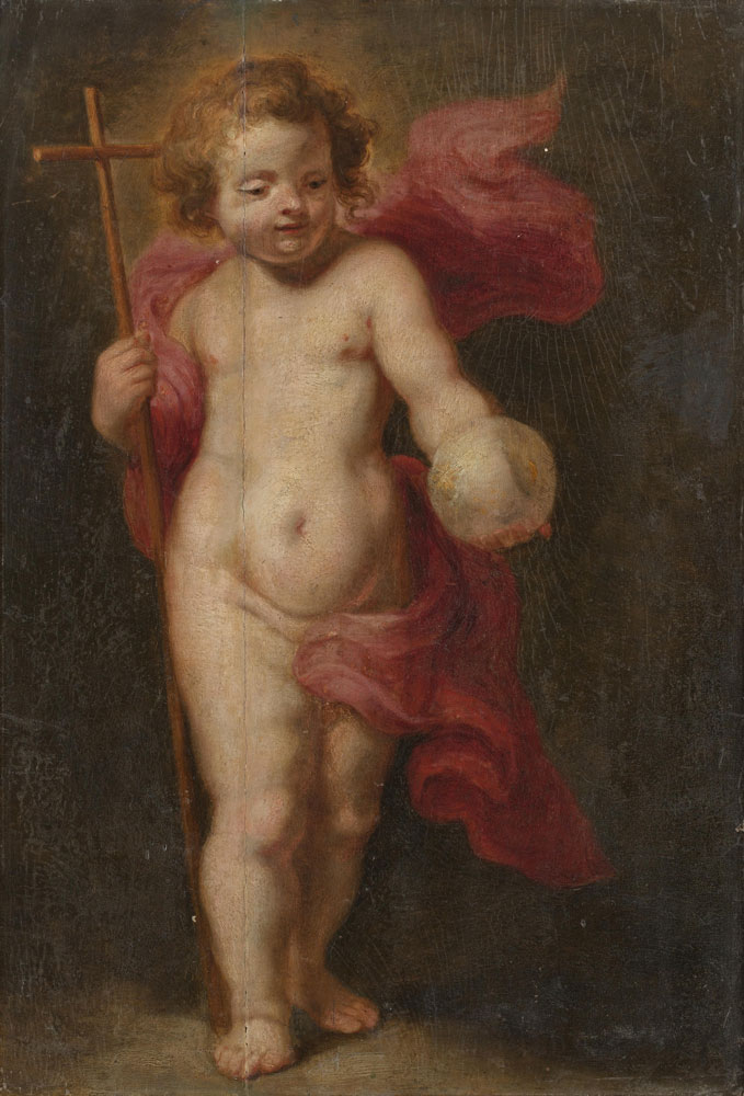 Theodor van Thulden - The Infant Christ as Salvator Mundi