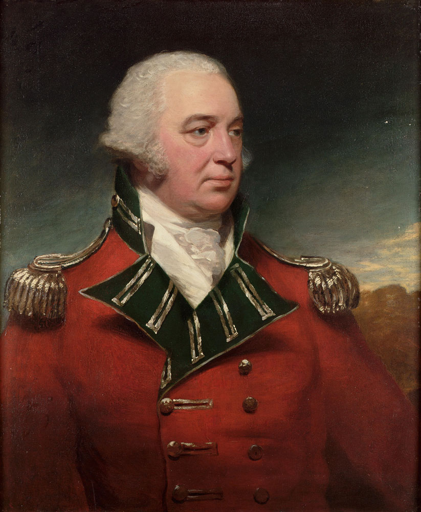 William Beechey - Portrait of an officer, bust-length, in uniform