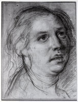 Gerard van Honthorst - Study of a Female Head