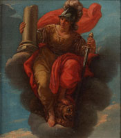 Giuseppe Bartolomeo Chiari An allegory of Prudence