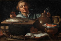 Hendrick Bloemaert A fish seller