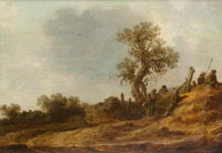Jan Josefsz. van Goyen A landscape with peasants