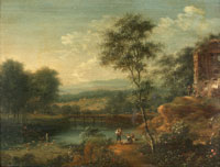 Johann Christian Vollerdt Rhenish landscape