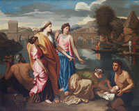 Follower of Nicolas Poussin The Finding of Moses