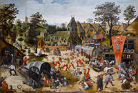 Studio of Pieter Brueghel the Younger The Kermesse of Saint George