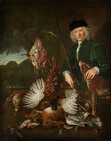 Circle of Pieter Casteels III A huntsman with his spoils