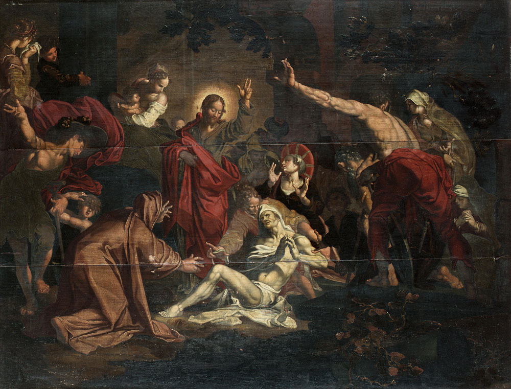 After Abraham Bloemaert - The Raising of Lazarus