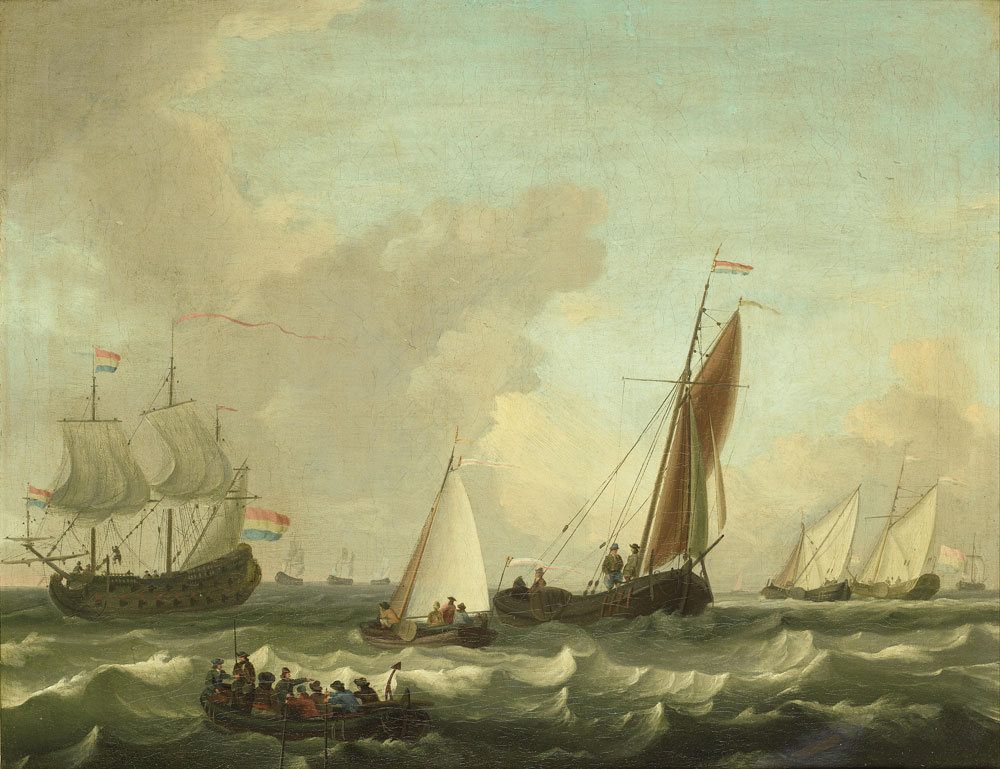 Circle of Adam Silo - Dutch shipping in choppy seas