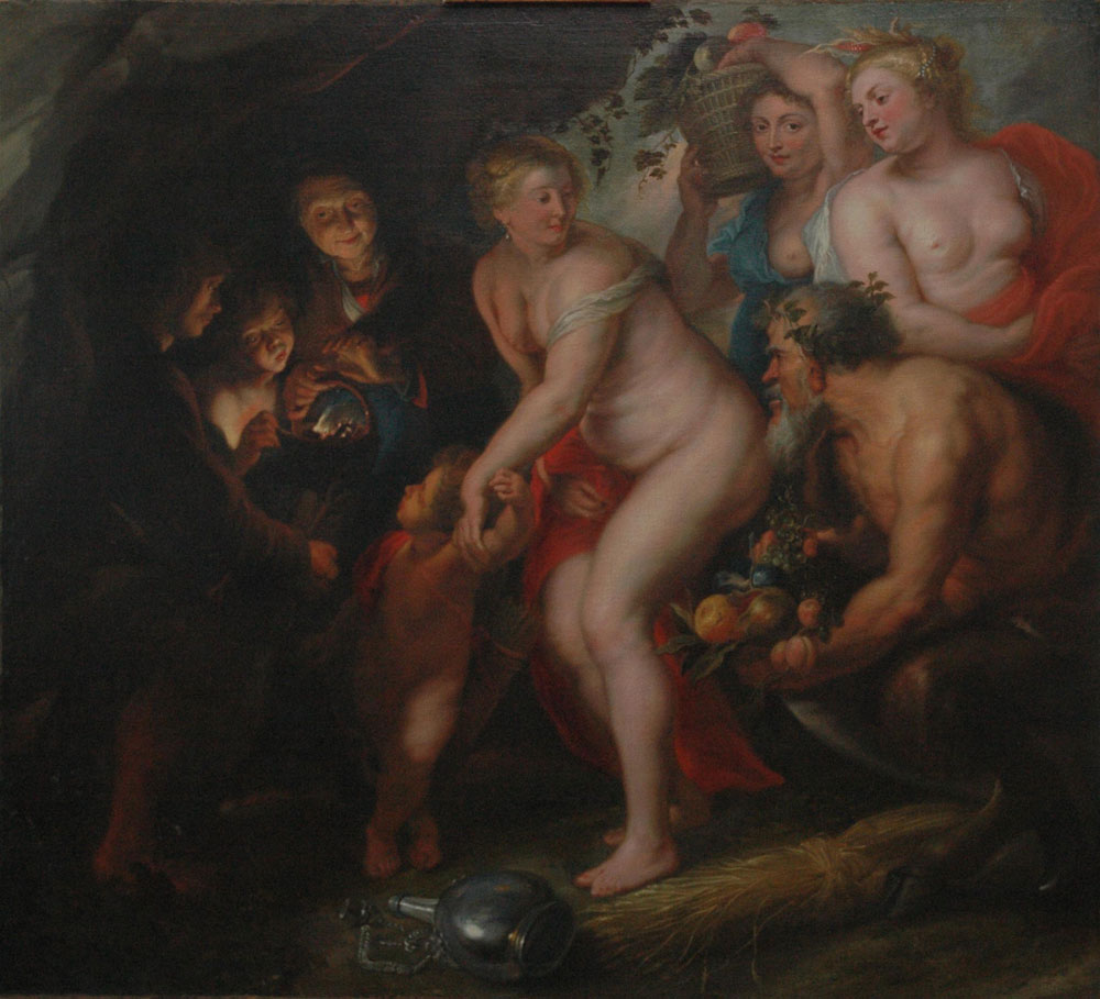 After Peter Paul Rubens - Sine Cerere et Baccho friget Venus (Without Ceres and Bacchus Venus Would Freeze)