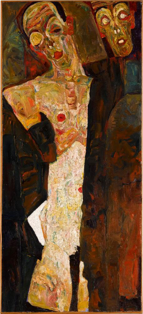 Egon Schiele - The Prophet (Double Self-portrait)