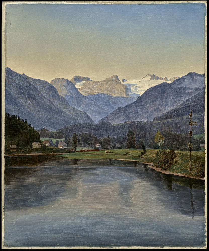 Ferdinand Georg Waldmüller - View of Lake Altaussee and the Dachstein