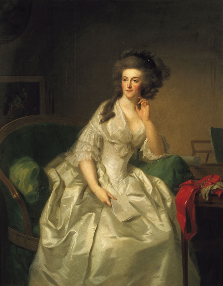 Johann Friedrich August Tischbein - Portrait of Princess Frederika Sophia Wilhelmina (1751-1820)