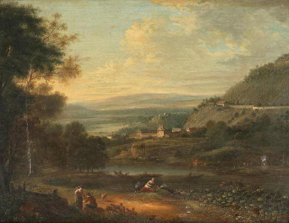 Johann Christian Vollerdt - Rhenish landscape