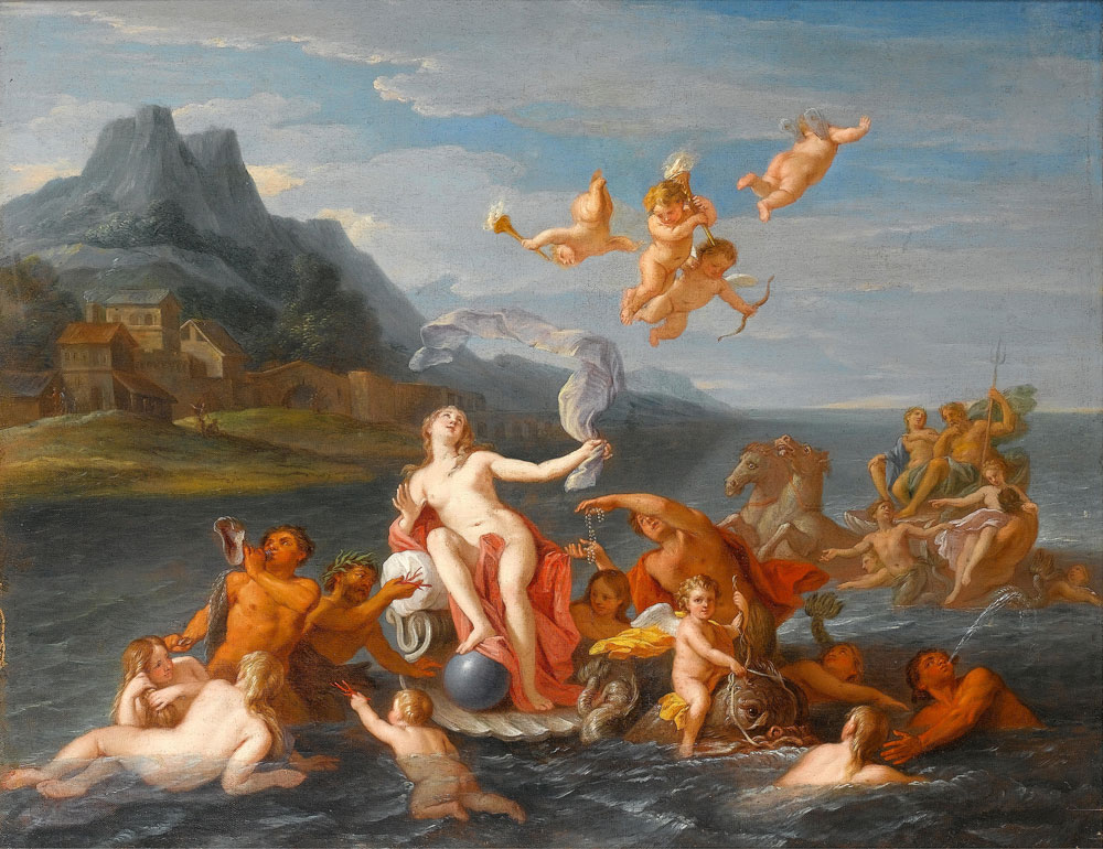 Attributed to Louis Silvestre the Younger - The Triumph of Galatea