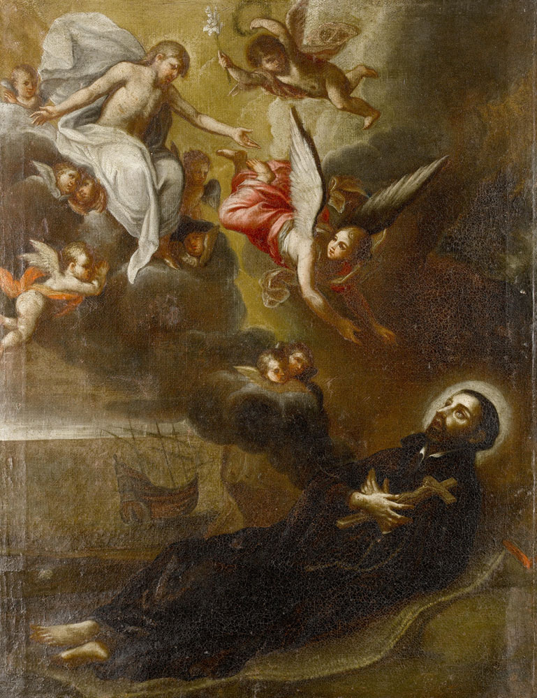 Neapolitan School - The Death of Saint Francis Xaverius