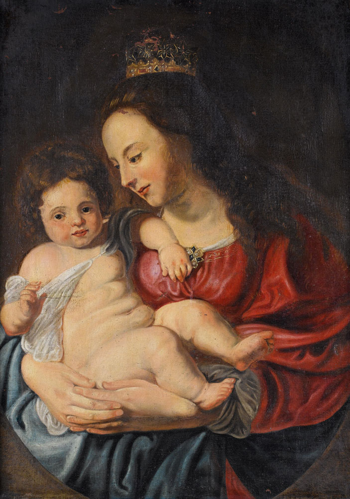 After Peter Paul Rubens - The Madonna and Child
