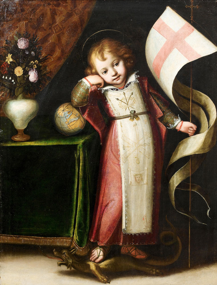 Spanish School - The infant Saint George