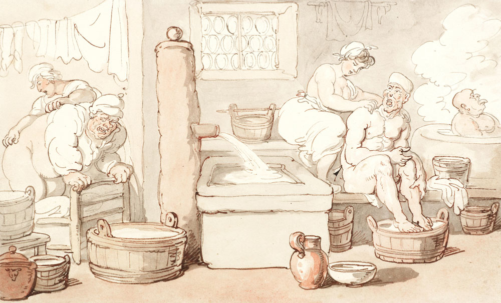 Thomas Rowlandson - The Turkish bath