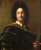 After Hyacinthe Rigaud Self-portrait of the artist