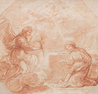 Attributed to Carlo Maratta The Annunciation