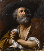 Follower of Guercino Saint Peter