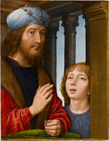 Hans Memling King David and a Young Boy