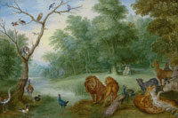 Jan Brueghel the Younger Paradise with the Fall of Man