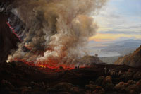 Johan Christian Dahl An Eruption of Vesuvius