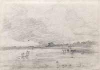 John Constable - View on the Orwell near Ipswich