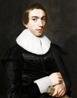 Willem Willemsz. van der Vliet Portrait of a gentleman, aged 18