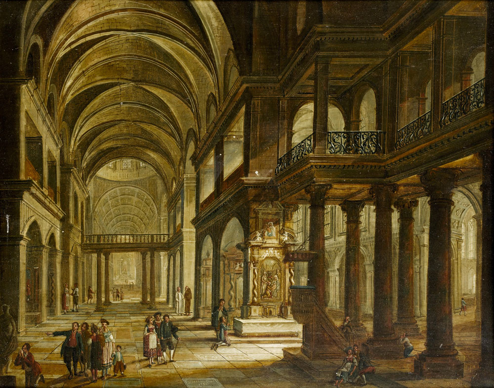 Christian Stöcklin - A church interior