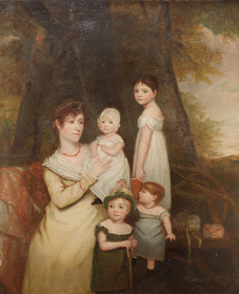 English School - Portrait of a family