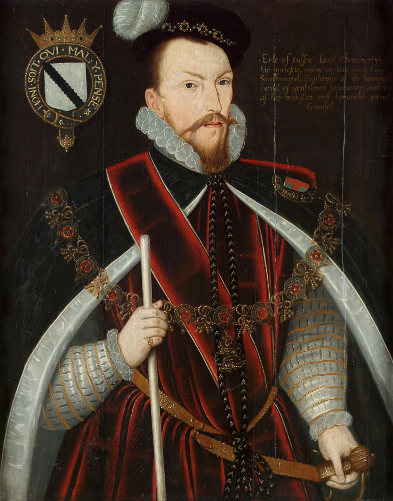 English School - Portrait of Sir Thomas Radcliffe, 3rd Earl of Sussex (1526/7-83)