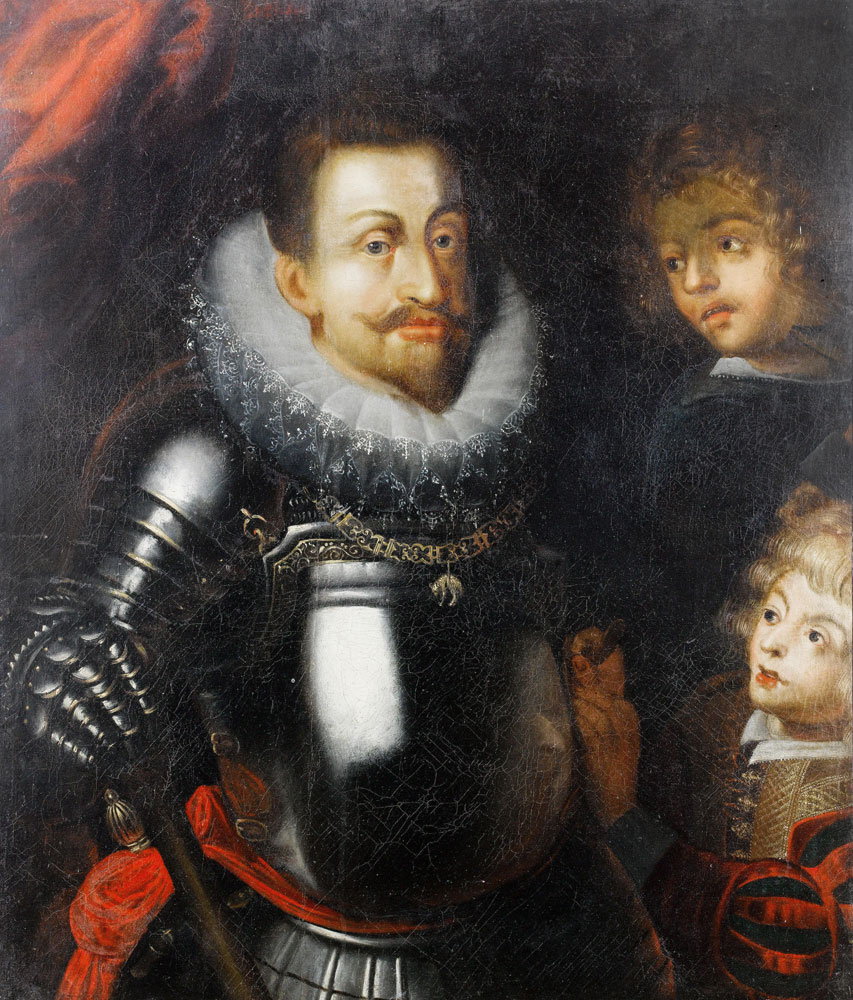 Follower of Hans von Aachen - Portrait of a nobleman, possibly the Emperor Rudolph II