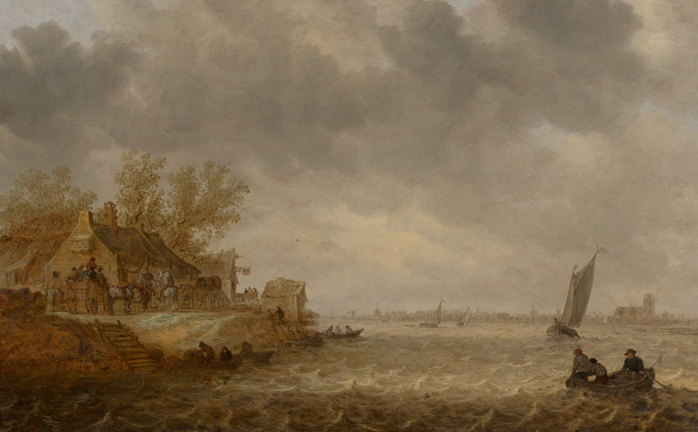 Jan van Goyen - View of Dordrecht from Papendrecht