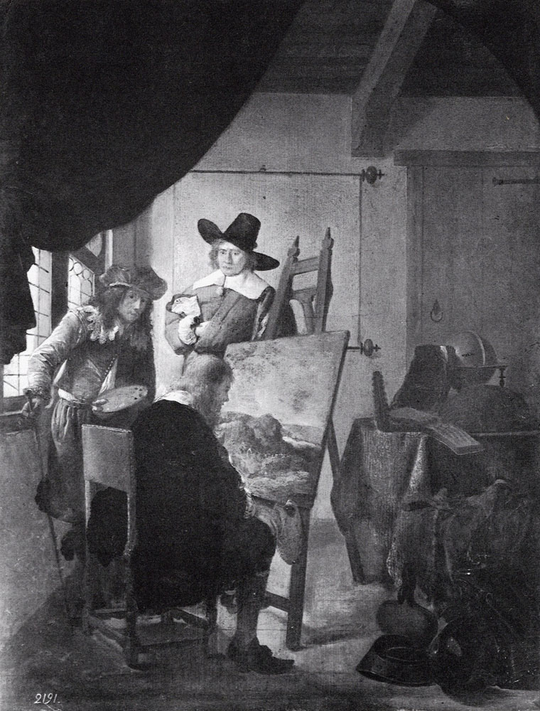 Job Berckheyde - The Artist in his Studio