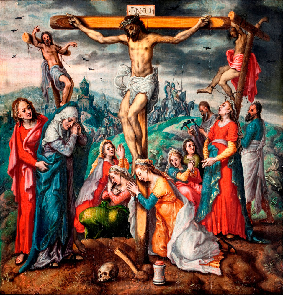 Attributed to Pieter Aertsen - The Crucifixion