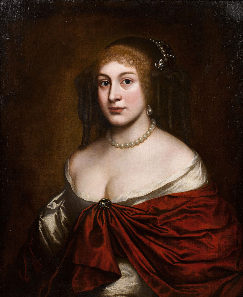 Pieter Nason - Portrait of a lady, bust-length