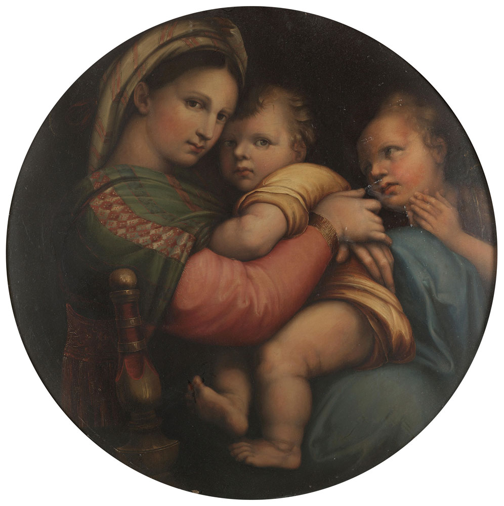 After Raphael - The Madonna della Sedia