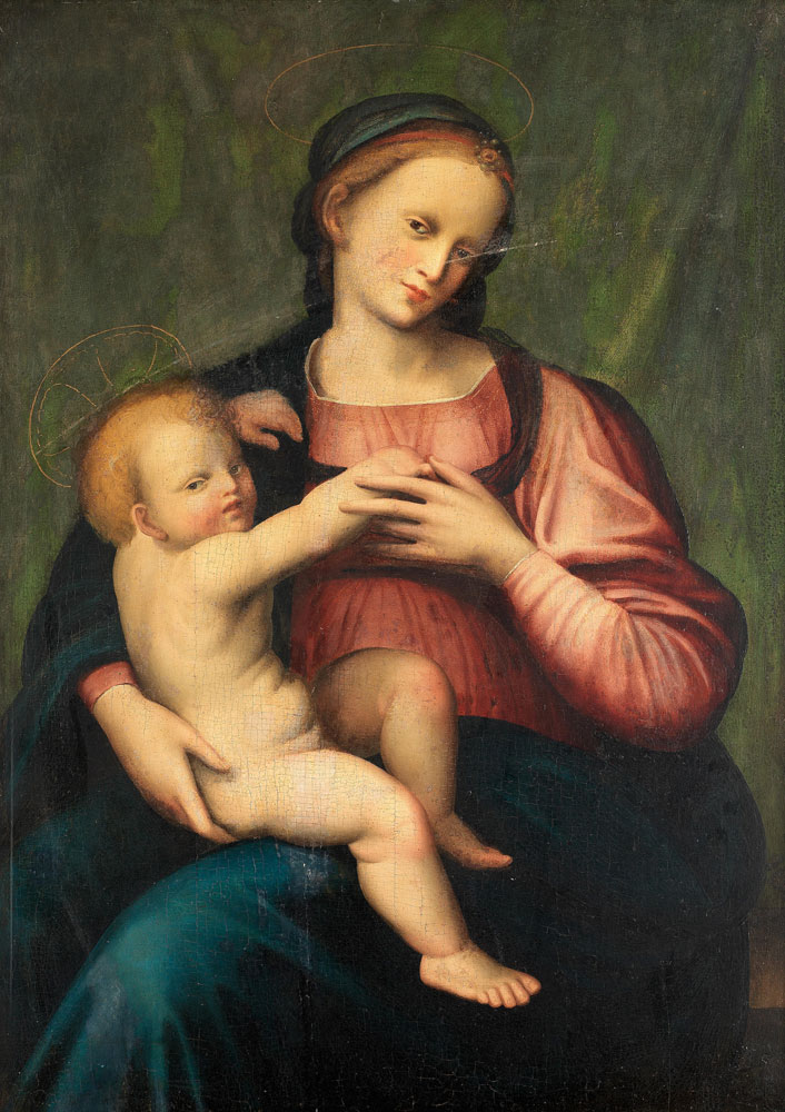 Sienese School - The Madonna and Child