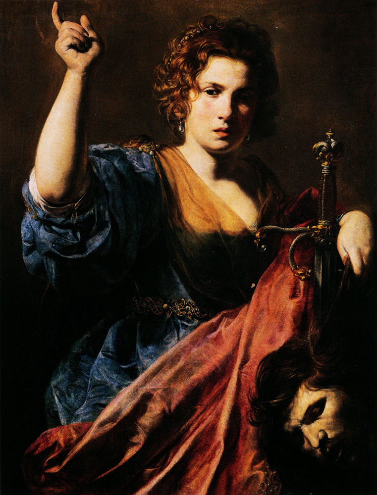 Valentin de Boulogne - Judith with the Head of Holofernes